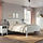 IDANÄS - 雙人床框, 白色, 附Lönset床底板條 | IKEA 線上購物 - PE791461_S1