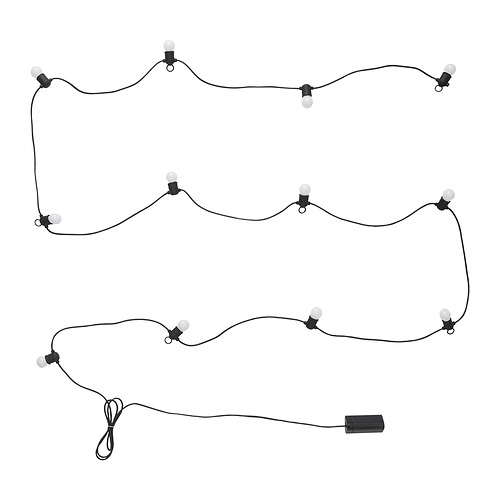 SOLVINDEN - LED string light with 12 lights | IKEA Taiwan Online - PE836880_S4