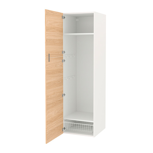 ENHET - high cabinet storage combination, white/oak effect | IKEA Taiwan Online - PE836899_S4
