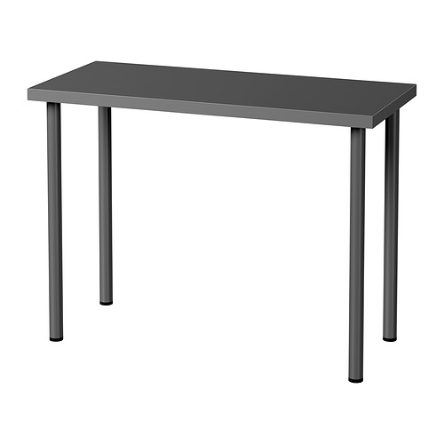 LINNMON/ADILS - table, dark grey, 100x45 cm | IKEA Taiwan Online - PE982778_S4