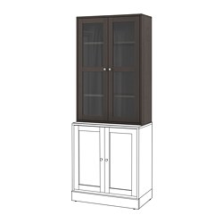 HAVSTA - 玻璃門櫃, 白色 | IKEA 線上購物 - PE732423_S3
