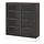 HAVSTA - glass-door cabinet, dark brown, 121x35x123 cm | IKEA Taiwan Online - PE695405_S1