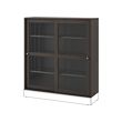 HAVSTA - 玻璃門櫃, 深棕色 | IKEA 線上購物 - PE695405_S2 