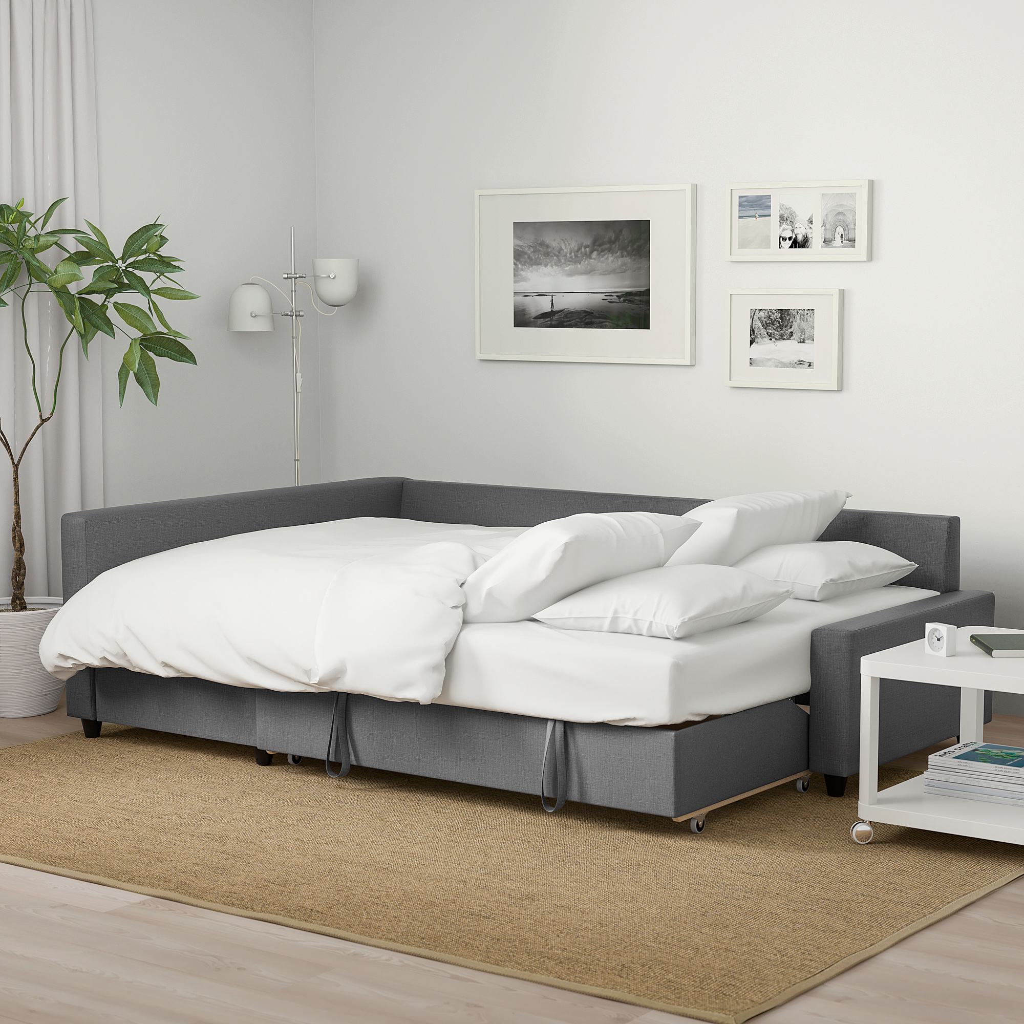 FRIHETEN/KLAGSHAMN corner sofa-bed with storage