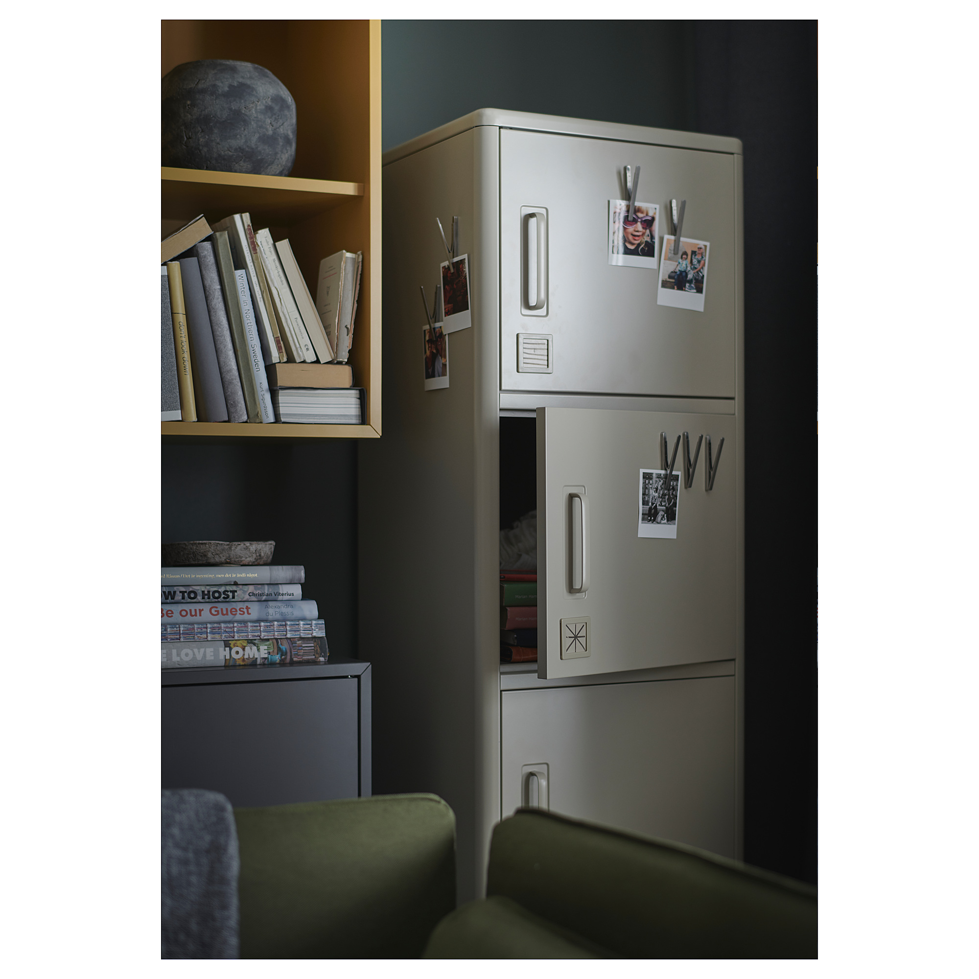 IDÅSEN high cabinet with smart lock