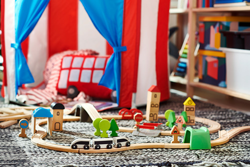 LILLABO - 玩具火車附軌道 45件組 | IKEA 線上購物 - PH166814_S4