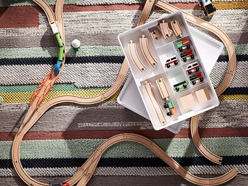 LILLABO - 玩具火車附軌道 45件組 | IKEA 線上購物 - PH148859_S4