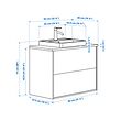 HAVBÄCK/ORRSJÖN wash-stnd w drawers/wash-basin/tap