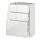 METOD - base cabinet with 3 drawers, white Maximera/Ringhult white | IKEA Taiwan Online - PE522018_S1