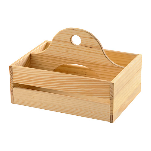 CHOKLADHAJ - 手提收納盒, 木質, 25x18 公分 | IKEA 線上購物 - PE982823_S4