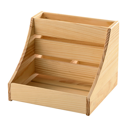 CHOKLADHAJ - 廚房檯面收納架, 木質, 20x18x16 公分 | IKEA 線上購物 - PE982824_S4