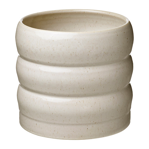 HASSELBUKETT - plant pot, in/outdoor/beige, 19 cm | IKEA Taiwan Online - PE982838_S4