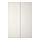 HASVIK - pair of sliding doors, white, 150x236 cm | IKEA Taiwan Online - PE287432_S1