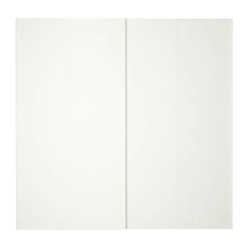 HASVIK - pair of sliding doors, white, 200x201 cm | IKEA Taiwan Online - PE287433_S4