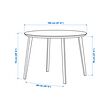 LISABO/LYCKAN table and 4 chairs