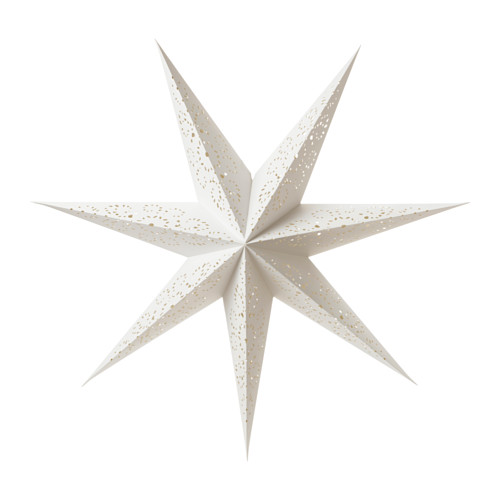 STRÅLA - lamp shade, paper star/lace white, 90 cm | IKEA Taiwan Online - PE586809_S4