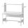 FREDDE - gaming desk, white, 140/185x74x146 cm | IKEA Taiwan Online - PE738757_S1