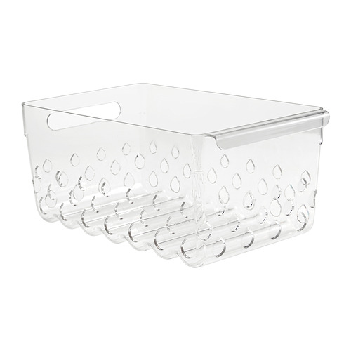 KLIPPKAKTUS - 冰箱置物籃, 透明, 30x19x14 公分 | IKEA 線上購物 - PE982903_S4