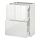 METOD - base cab with 2 fronts/3 drawers, white Maximera/Ringhult white | IKEA Taiwan Online - PE522276_S1