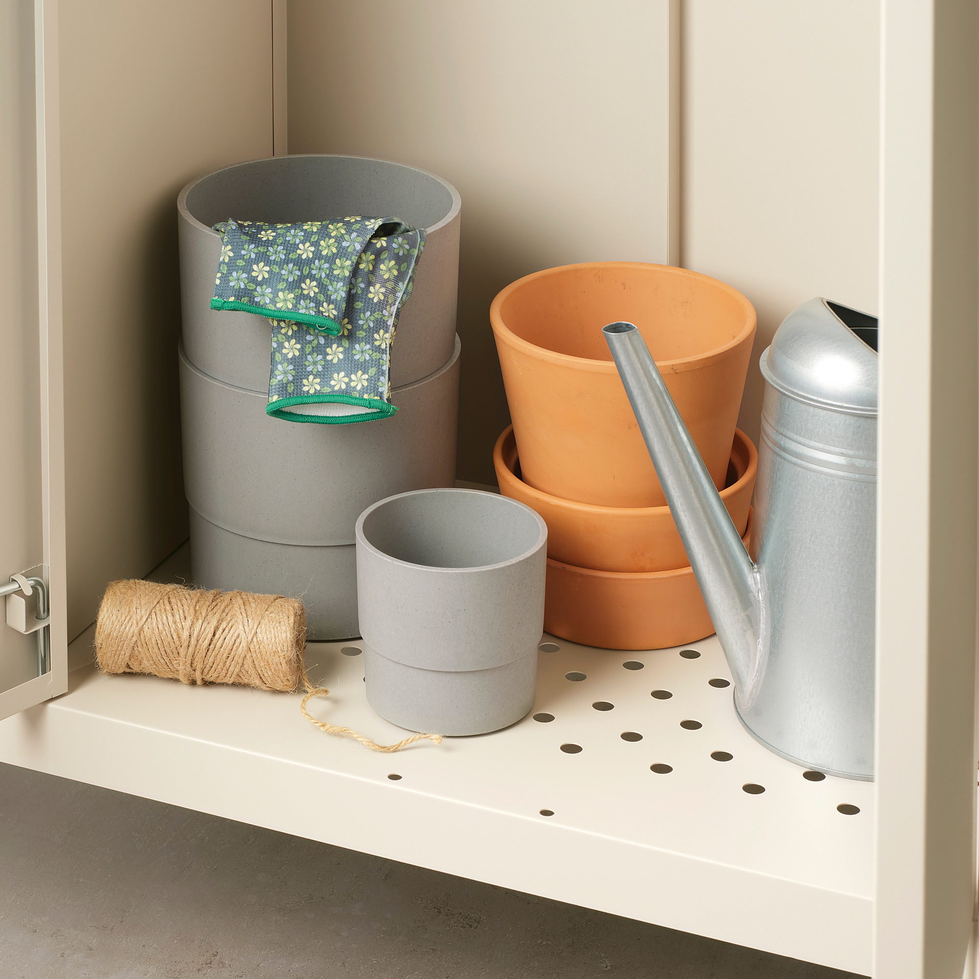 KOLBJÖRN shelving unit with cabinet