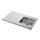 OLOFSJÖN - worktop with 1 integrated sink, stainless steel, 120x63.5 cm | IKEA Taiwan Online - PE777888_S1