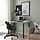 LAGKAPTEN - desk and chair, light green/dark grey black | IKEA Taiwan Online - PE878348_S1