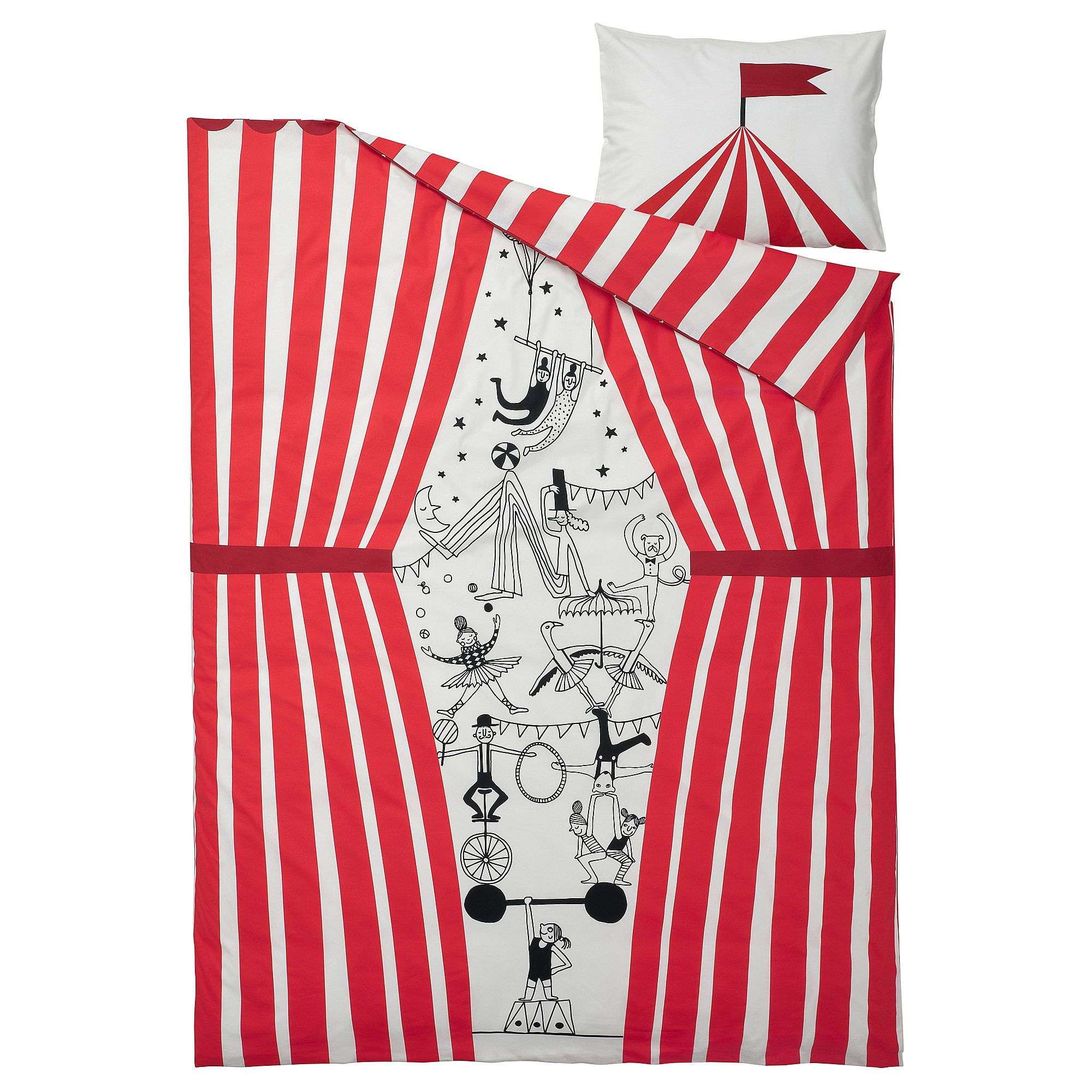 BUSENKEL duvet cover and pillowcase