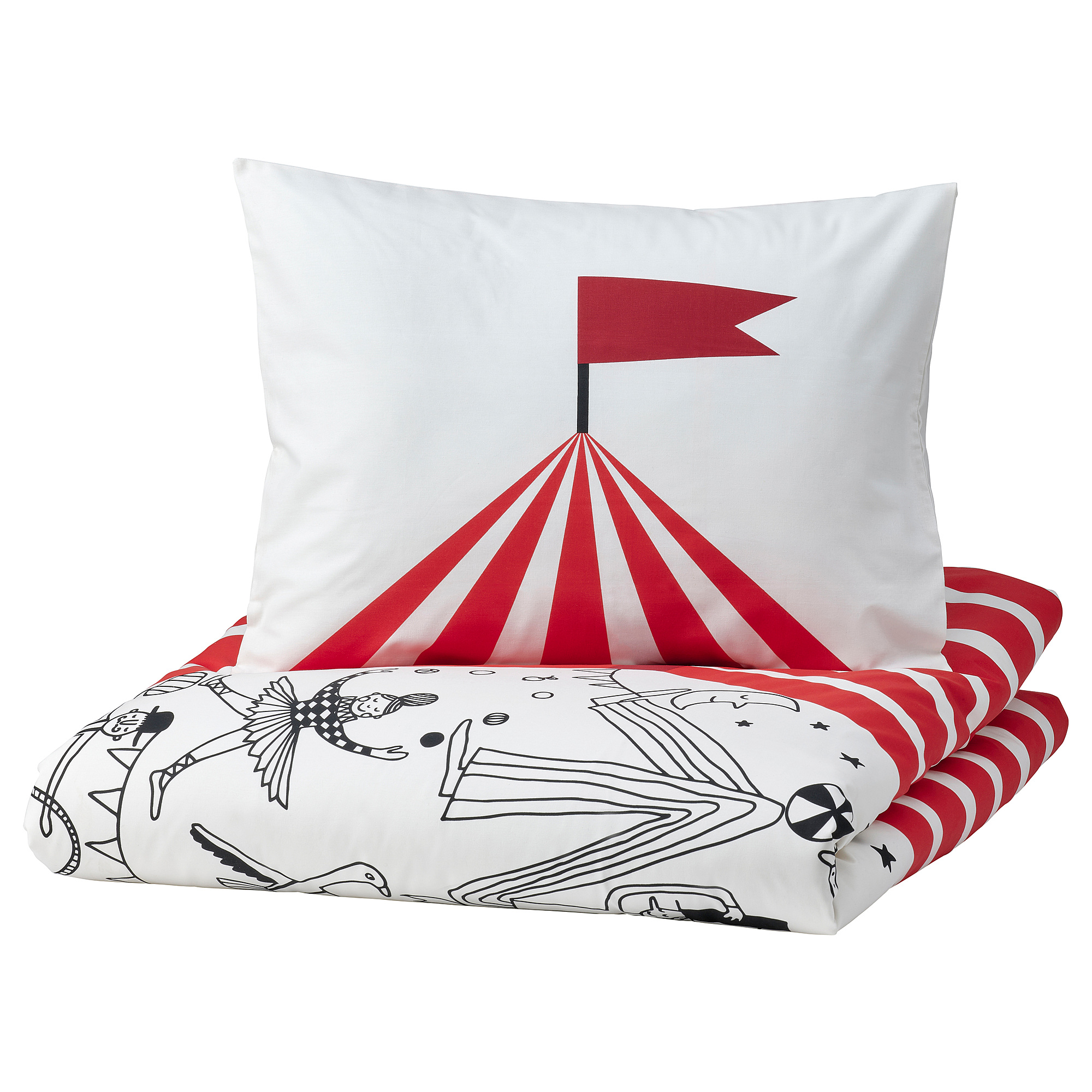 BUSENKEL duvet cover and pillowcase