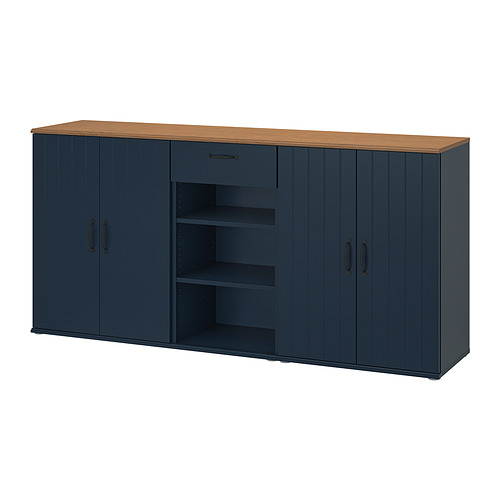 SKRUVBY - storage combination, black-blue, 190x90 cm | IKEA Taiwan Online - PE946381_S4