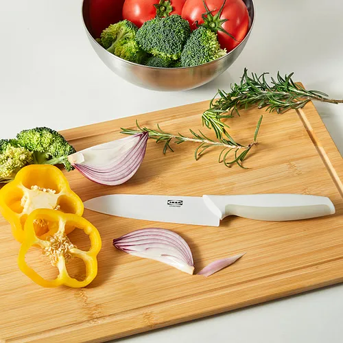 HACKIG - cook's knife, ceramic white/beige, 15 cm | IKEA Taiwan Online - PE983020_S4