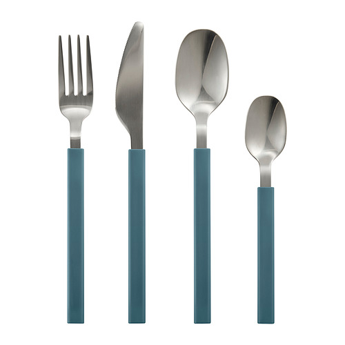 TÅNGMÄRLA - 16-piece cutlery set, dark grey-blue | IKEA Taiwan Online - PE983040_S4