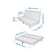 NYHAMN 3-seat sofa-bed