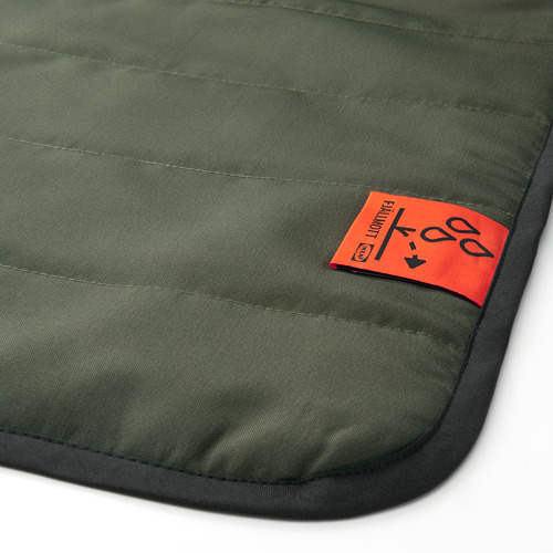 FJÄLLMOTT - picnic blanket, deep green/black | IKEA Taiwan Online - PE791758_S4