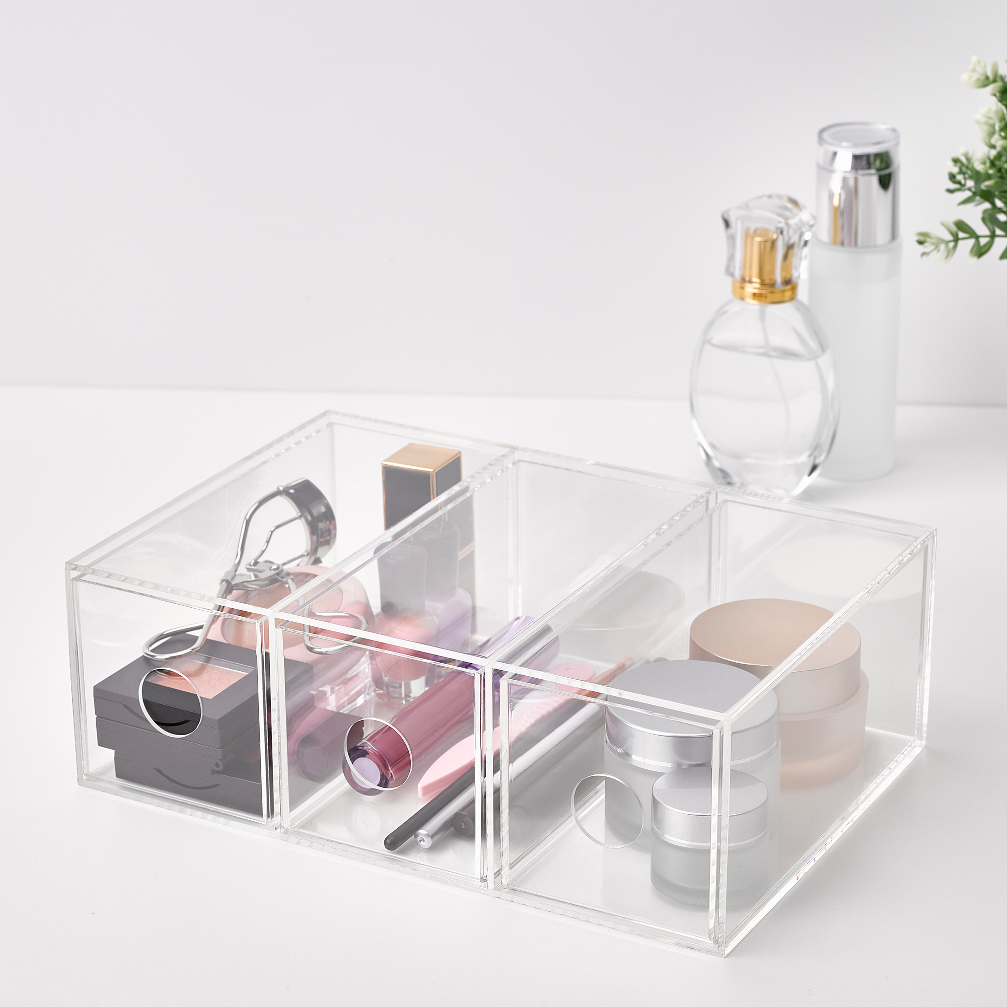 MOJAN make-up storage with 3 drawers