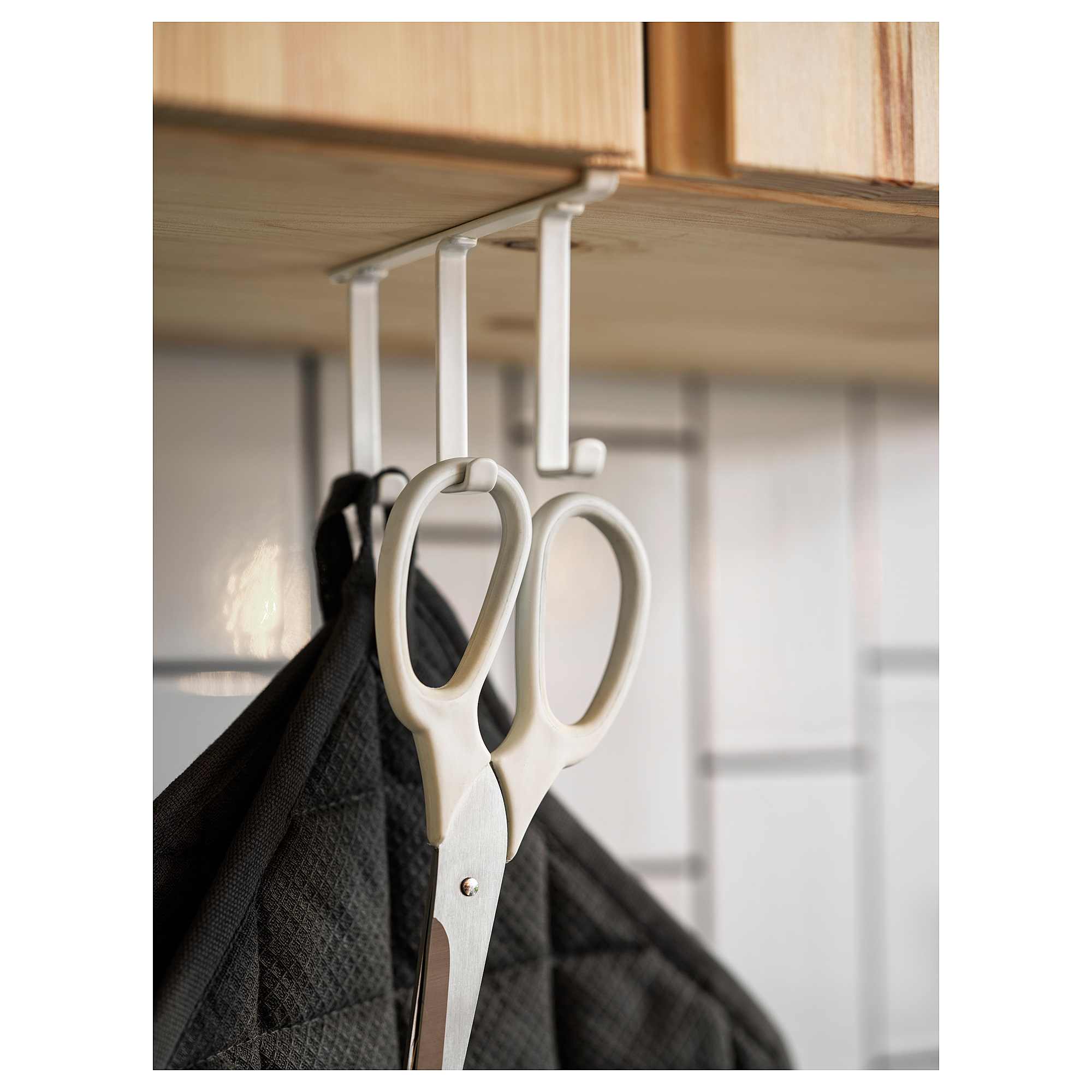 PÅLYCKE clip-on hook rack