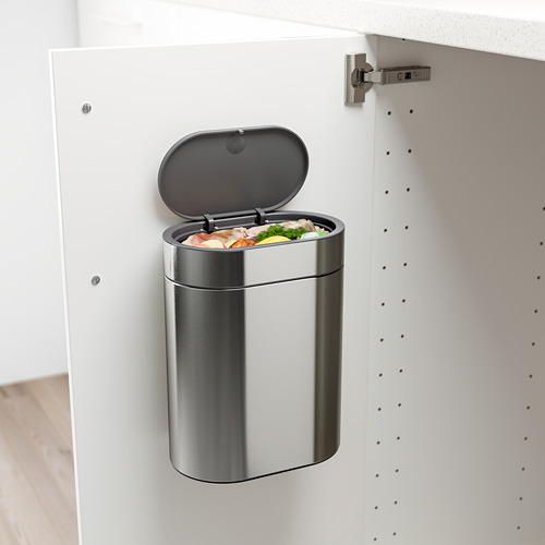 BROGRUND - 按壓式垃圾桶, 不鏽鋼 | IKEA 線上購物 - PE738909_S4