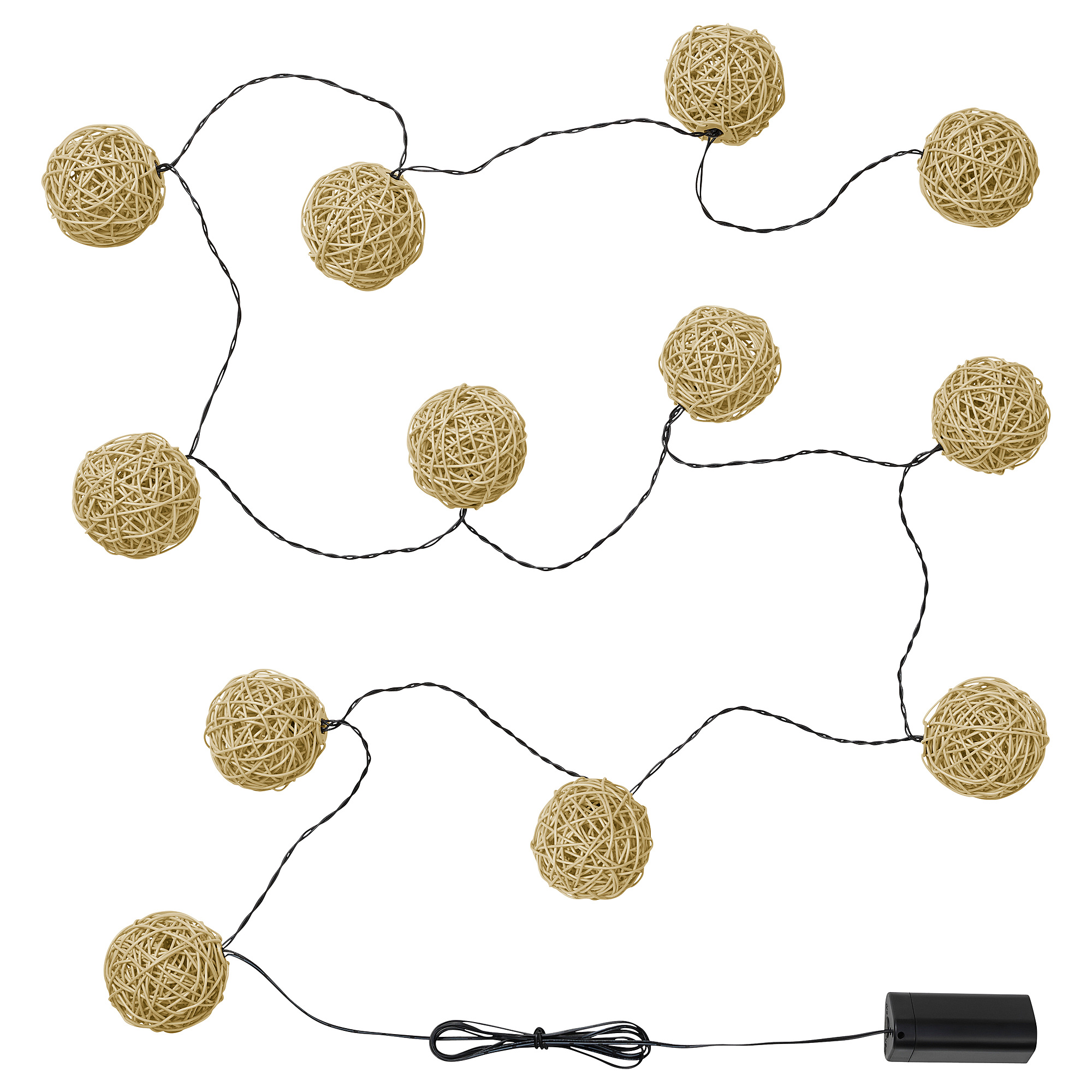 SOLVINDEN LED lighting chain with 12 lights