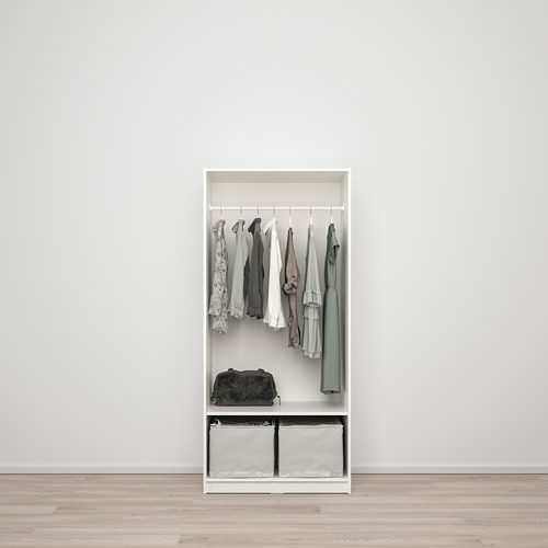 KLEPPSTAD - 雙門衣櫃/衣櫥, 白色 | IKEA 線上購物 - PE748778_S4