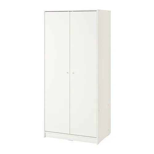 KLEPPSTAD - 雙門衣櫃/衣櫥, 白色, 79x176 公分 | IKEA 線上購物 - PE748781_S4
