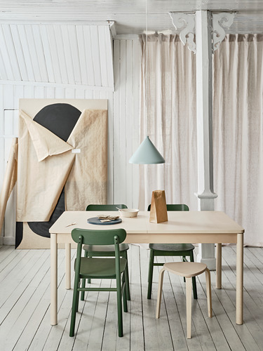 RÖNNINGE - 延伸桌, 樺木 | IKEA 線上購物 - PH170248_S4