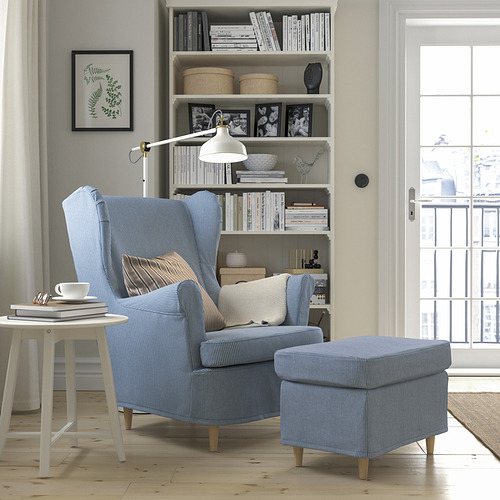 STRANDMON slipcover for wing chair