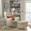 STRANDMON slipcover for wing chair