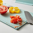 GUMMIHAJ holder with 3 chopping boards