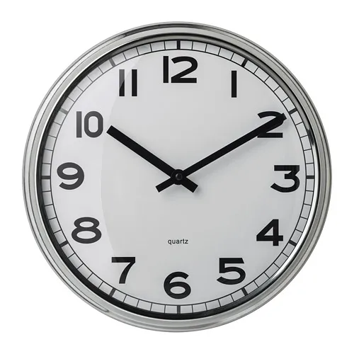 PUGG - wall clock, stainless steel, 32 cm | IKEA Taiwan Online - PE695914_S4
