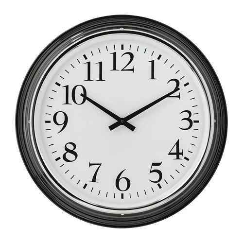 BRAVUR - wall clock, black, 59 cm | IKEA Taiwan Online - PE695902_S4