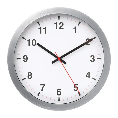 TJALLA - wall clock, silver-colour, 28 cm | IKEA Taiwan Online - PE695905_S4