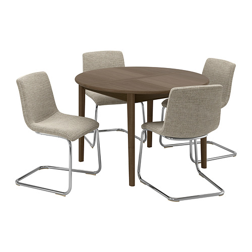 SKANSNÄS/LUSTEBO table and 4 chairs