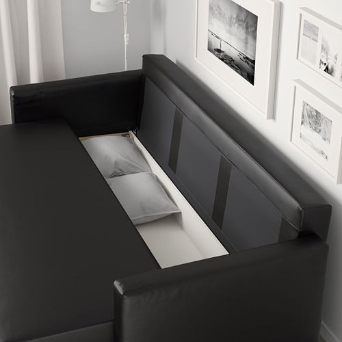 FRIHETEN - three-seat sofa-bed, Bomstad black | IKEA Taiwan Online - PE644647_S4