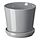 CITRUSFRUKT - plant pot with saucer, in/outdoor grey | IKEA Taiwan Online - PE840288_S1