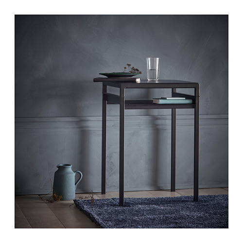 NYBODA - 邊桌, 深灰色 仿混凝土/黑色 | IKEA 線上購物 - PH151662_S4